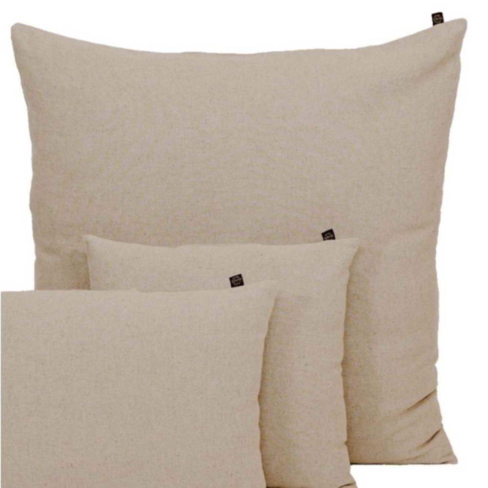 New HAOMY Harmony figari Linen Cotton Pillow Sham 31x31 Natural European Flax